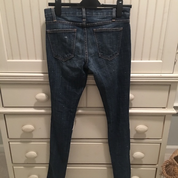 Current/Elliot Distressed Skinny Jeans 26 - Picture 3 of 3